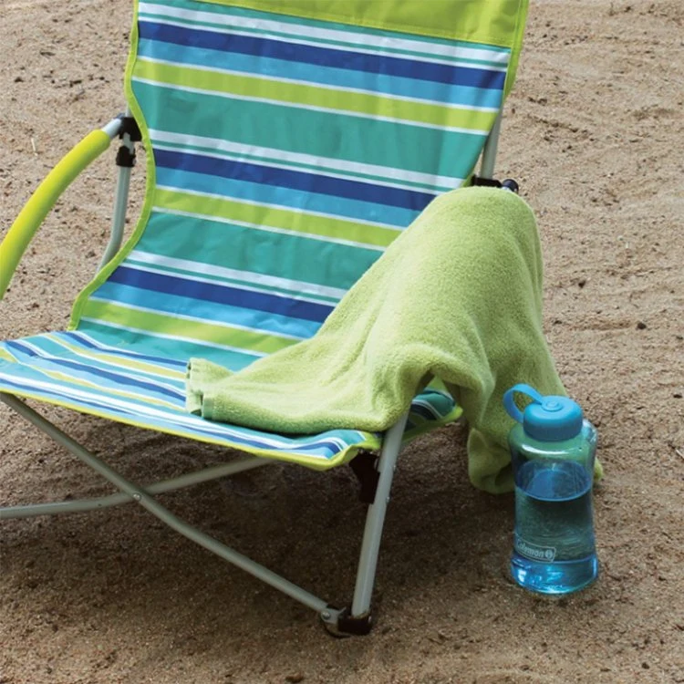 Camping Folding Compact Beach Low Sling Chair with Cup Holder