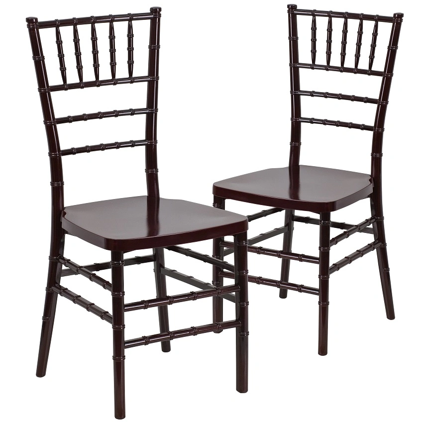 PP Hotel Wedding Event Black Tiffany Plastic Resin Chiavari Chair