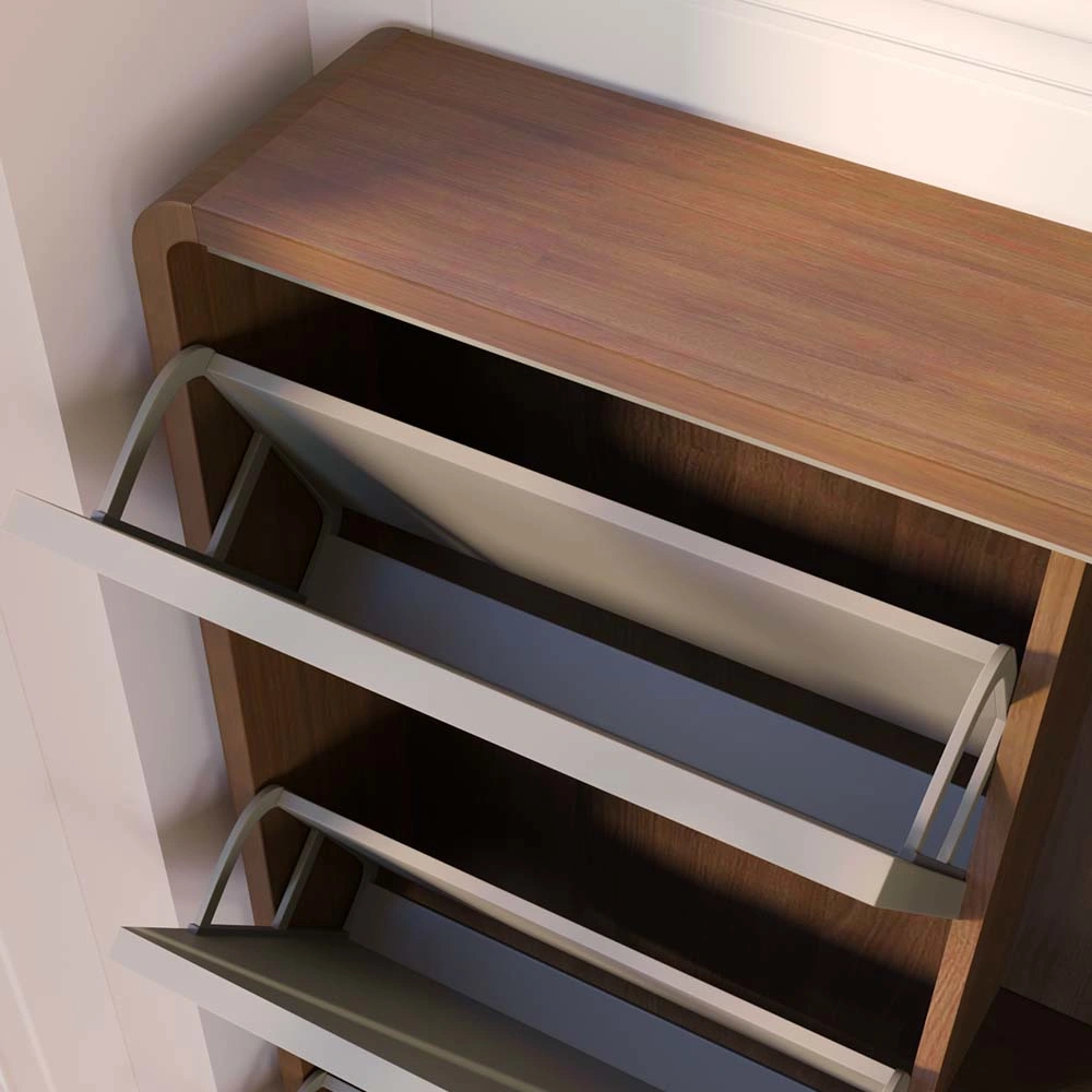 Ultra-Thin Shoe Cabinet for Store at The Door, Narrow Shoe Cabinet Shoe Storage