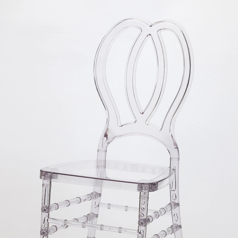 Wholesale Clear Acrylic Crystal Resin Event Tiffany Chiavari Chair Transparent Plastic Dining Weddings and Banquet Chair