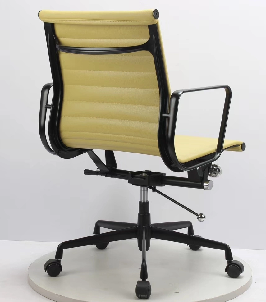 Short Back Aluminum Frame Office Armchair