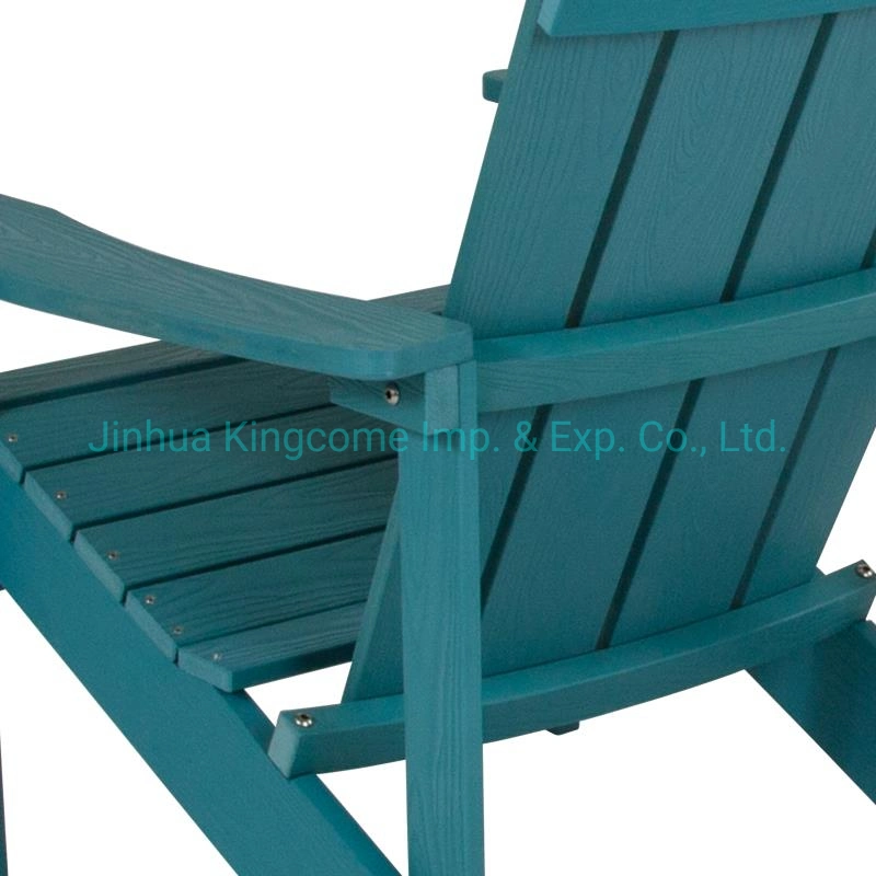 Outdoor Patio Plastic Wood Adirondack Garden Leisure Chair Cheap Price Low Price Beach Chair Kd Plastic Chairs in Cafes and Restaurants in Sea Foam