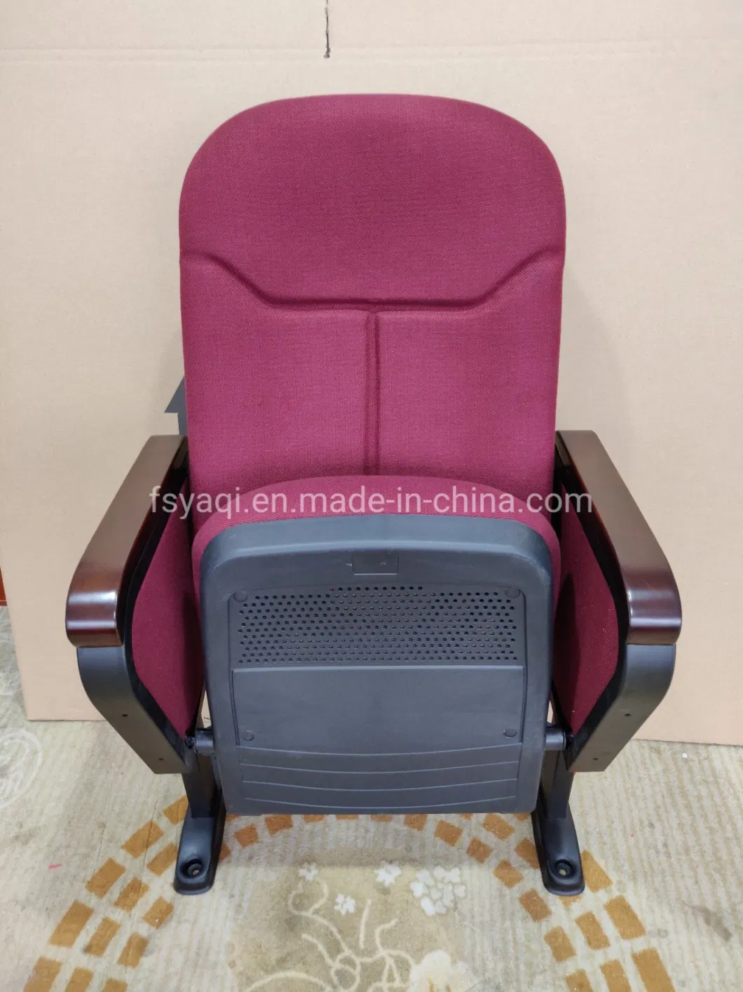 Hotsale Competitve Foldable Metal Theater Chair Auditorium Chair Cheap Price Upholstery Small Size Church Chair (YA-16A)