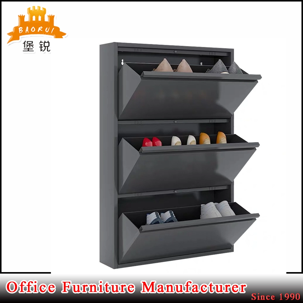 Living Room Furniture Steel Shoes Rack and Cabinet