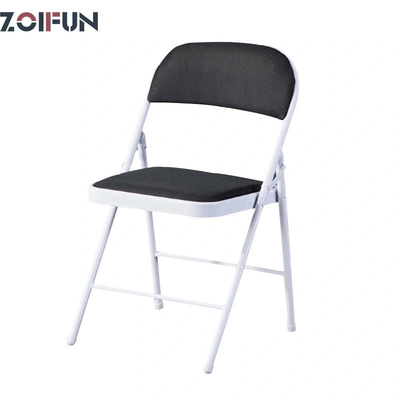 Classic Outdoor Garden Furniture Metal Folding Chair with Metal Foot Balcony