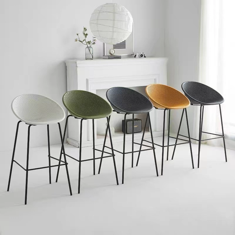 Wholesale Home Modern Furniture Restaurant Living Room Bar Stool Plastic Dining Chair