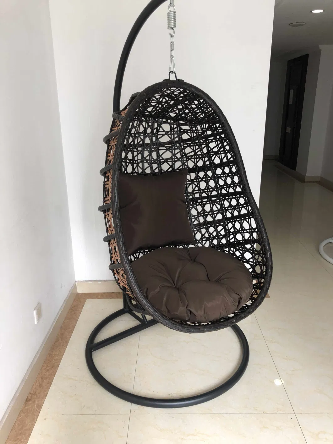 Garden Rattan Wicker Furniture Hanging Pod Chair