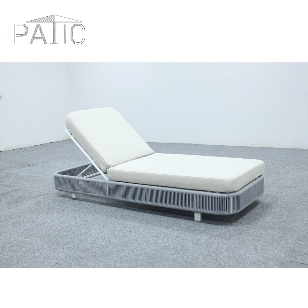 Wholesale Comfortable Outdoor Home Furniture New Beach Swimming Pool Rattan Chaise Sun Lounge