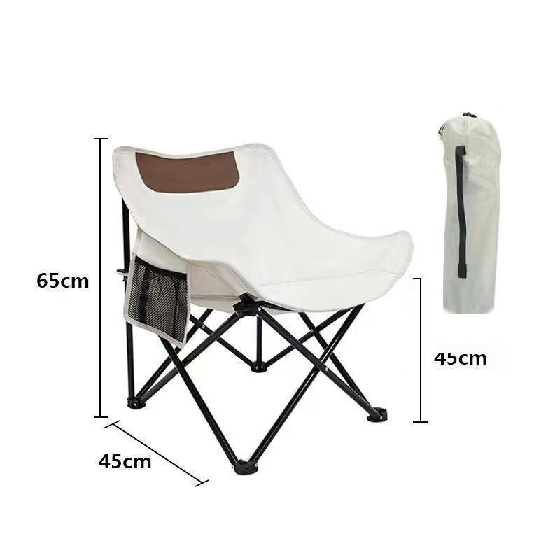 Outdoor Portable Folding Recliner Back Chair Leisure Chair