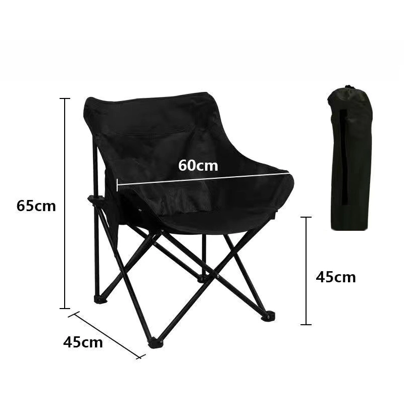 Outdoor Portable Folding Recliner Back Chair Leisure Chair