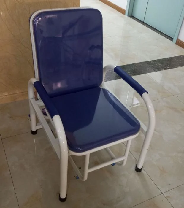 High Quality Professional Collapsible Accompany Patient Hospital Escort Transfusion Medical Chair