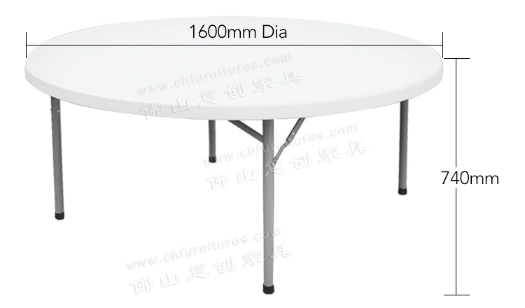 Hyc-PT02A Wedding Garden Plastic Round Table for Sale