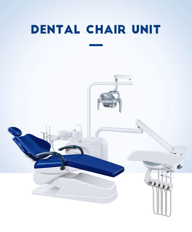 CE Certified Hard Leather Dental Unit with Computer Controlled Dental Chair