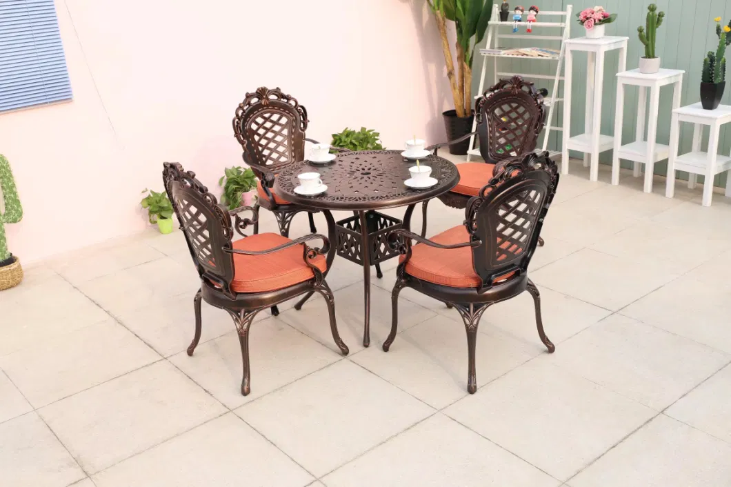 Outdoor Tables and Chairs The Leisure Place Outside The Home Stay Facility Outside The Balcony Waterproof Sunscreen Milk Tea Shop Open Tables and Chairs