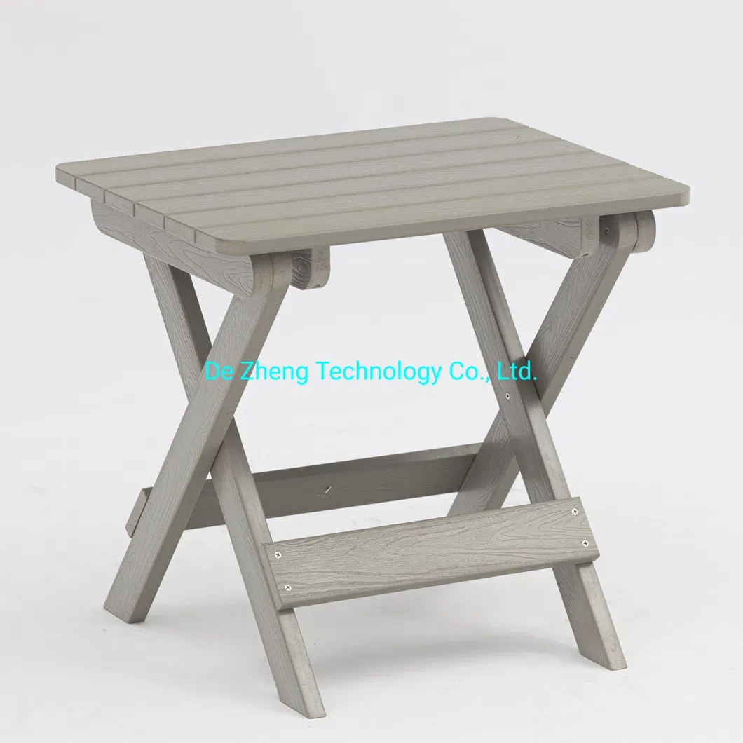 Multifunctional Design Foldable Camping WPC Weather Resistance Outdoor Garden Beach Stool