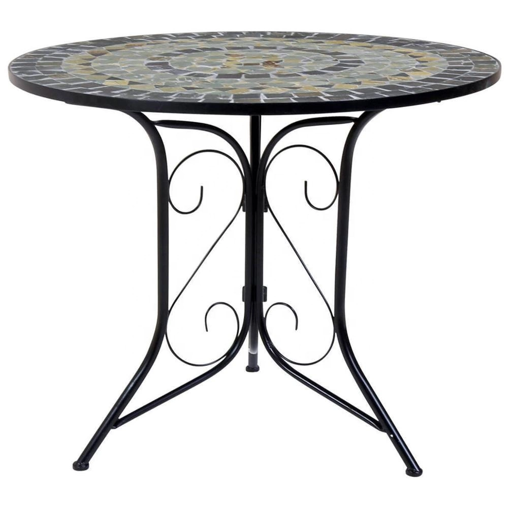 Mosaic Iron Bistro Sets/Outdoor Coffee Table and Chair