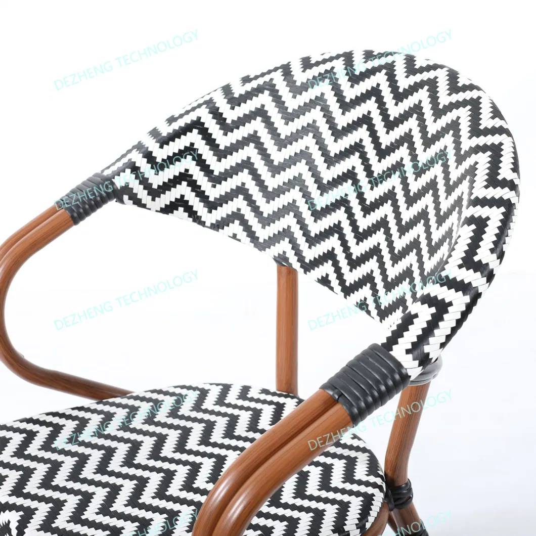 Modern Hotel Terrace Sitting Sling Stacking Outdoor Patio Dining Chair