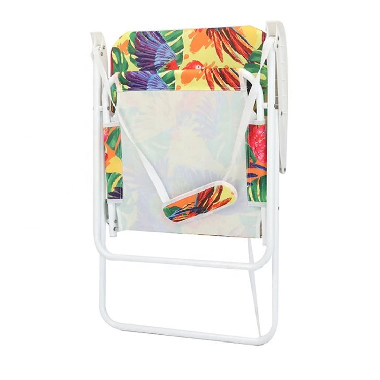 Strong Steel Portable Lightweight High Seat Outdoor Beach Fold Chair
