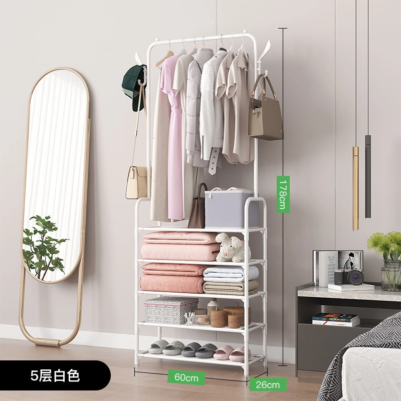 Drying Floor Rack Home Clothes Storage Racks for Shoes Standing Rack