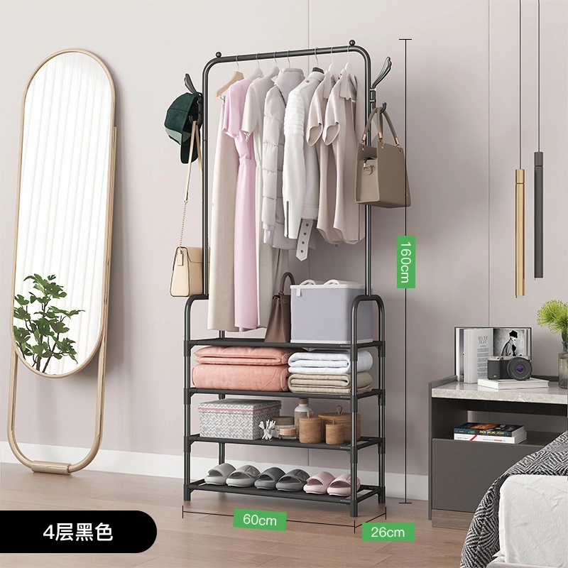 Drying Floor Rack Home Clothes Storage Racks for Shoes Standing Rack