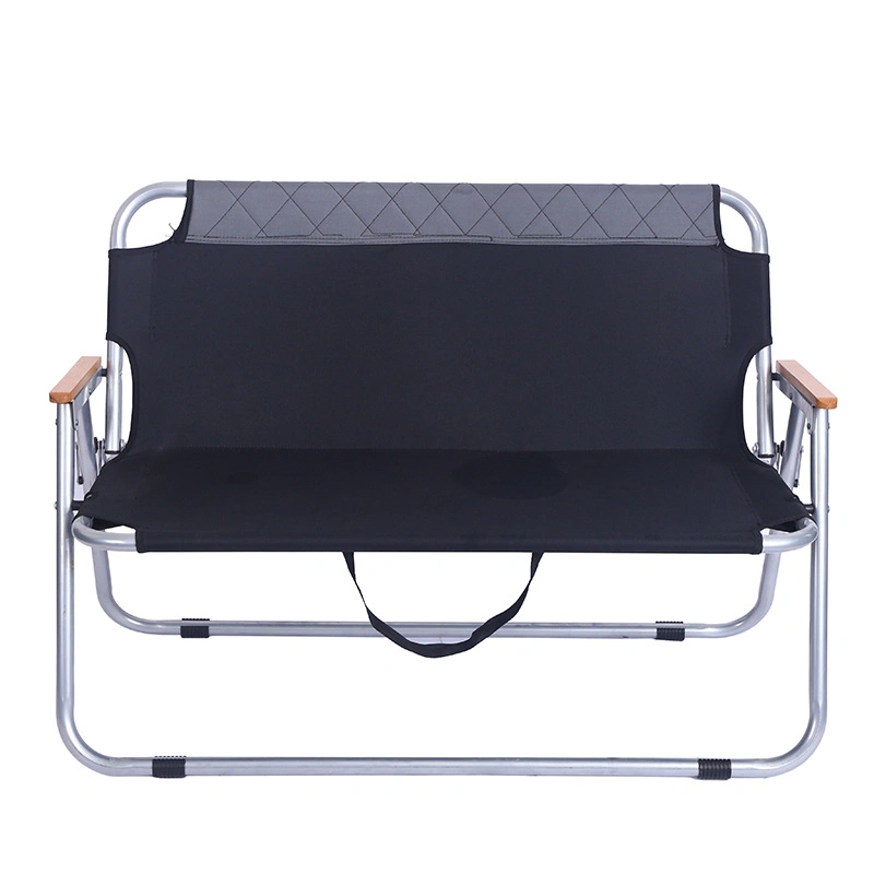 New Camping Leisure Back Chair Thickened Oxford Cloth Outdoor Multi-Functional Double Chair Beach Chair Steel Pipe Fishing Chair