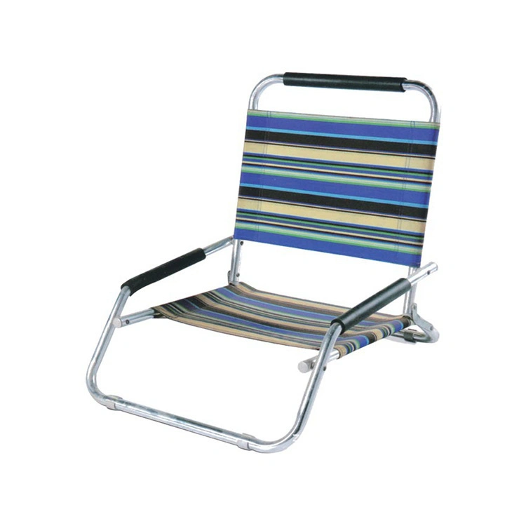 High Quality Outdoor Portable Camping Chairs Summer Stripes Folding Beach Sand Chair