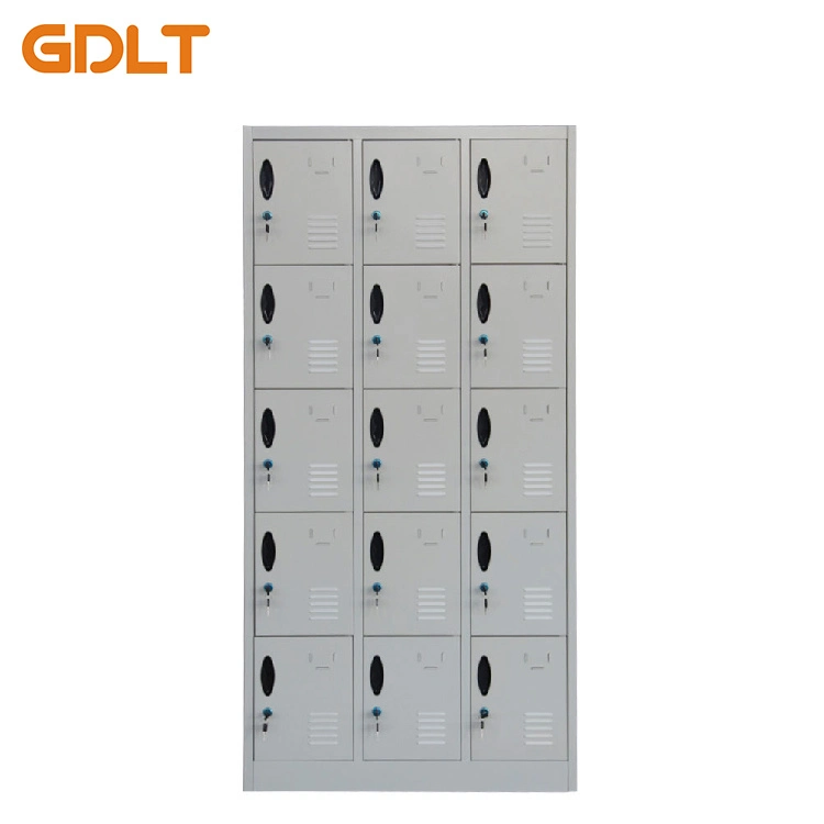 Kd Structure 15 Doors Steel Shoes Locker, Wall Unit Cupboard for School