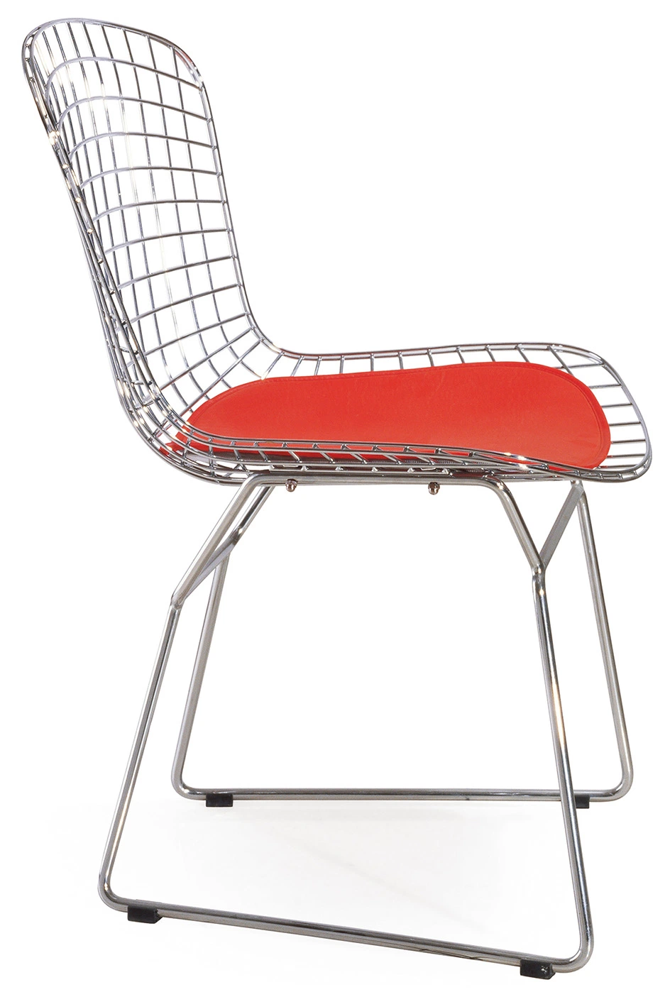 China Foshan High Quality Powder Coating Outdoor Steel Metal Wire Bertoia Side Chair