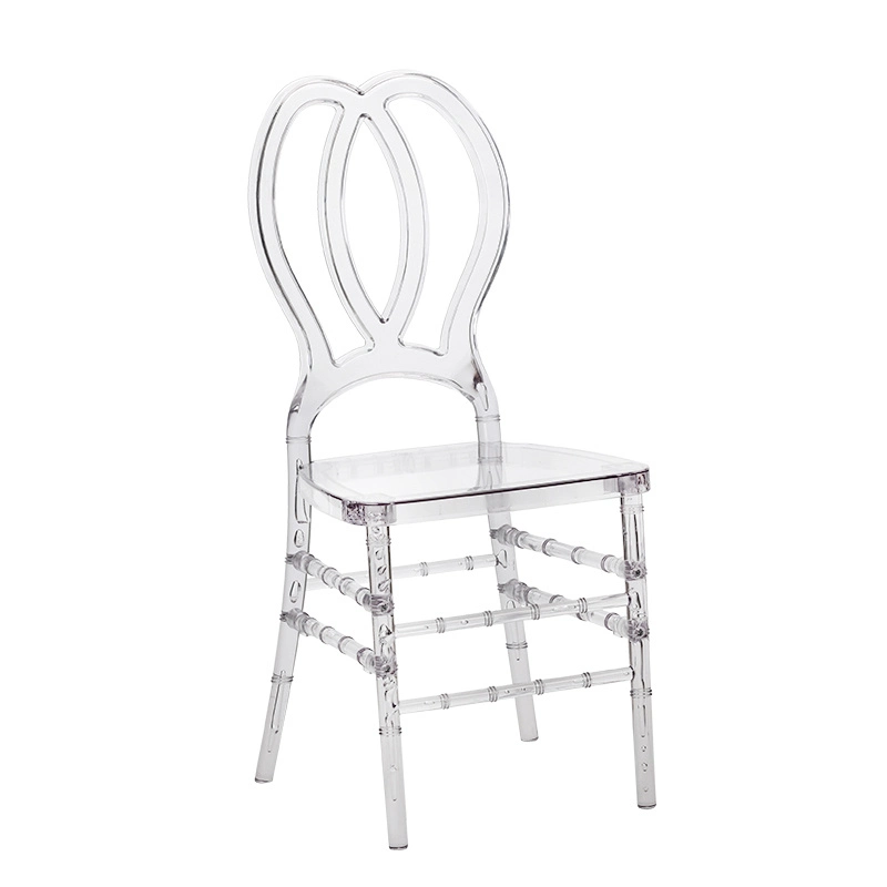 Wholesale Clear Acrylic Crystal Resin Event Tiffany Chiavari Chair Transparent Plastic Dining Weddings and Banquet Chair