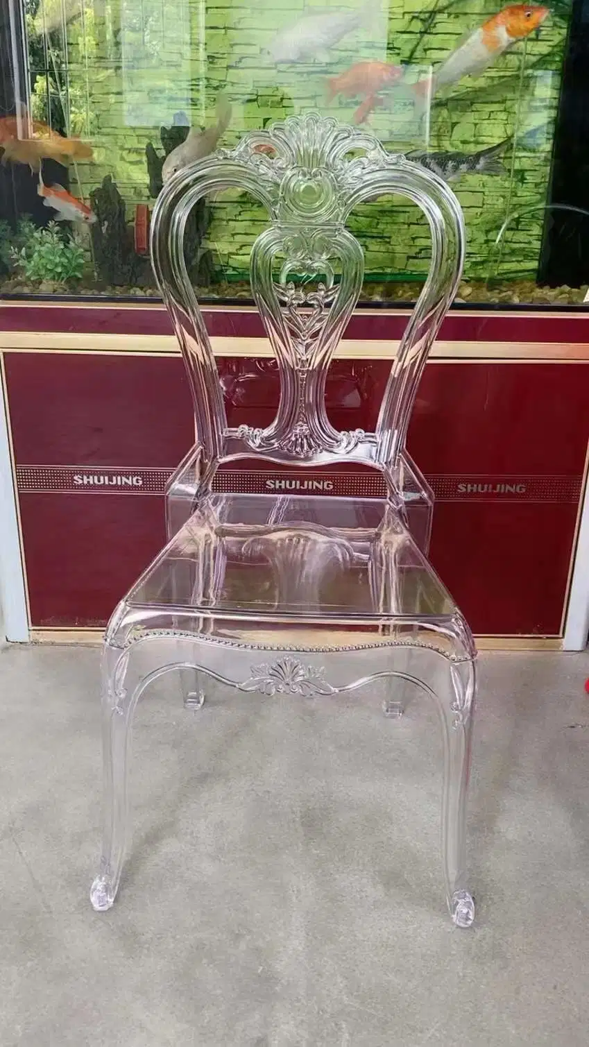 Wholesale Wedding Transparent Chair and Event Stacking Acrylic Ghost Crystal Clear Transparent Chair Plastic Chiavari Chair