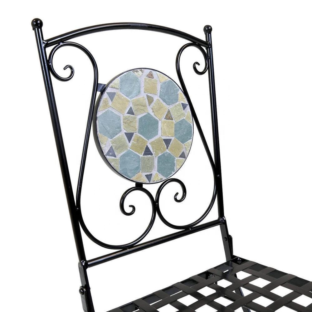 Mosaic Iron Bistro Sets/Outdoor Coffee Table and Chair