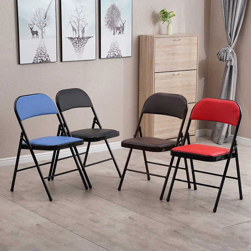 Wholesale Foldable Meeting Training Metal Plastic Camping Dining Folding Chair