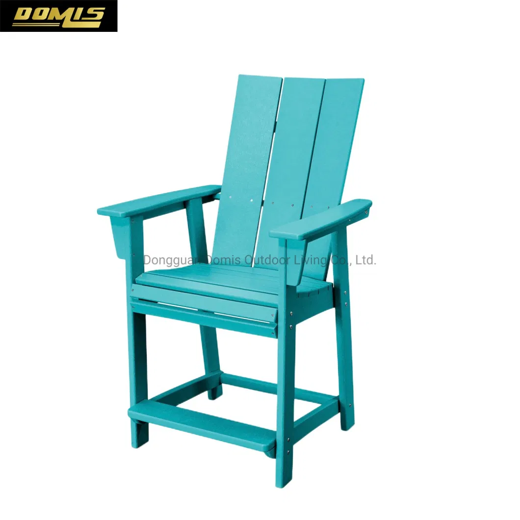 Recycled Poly Resin Balcony Chair for Lawn, Garden, Swimming Pool and Deck