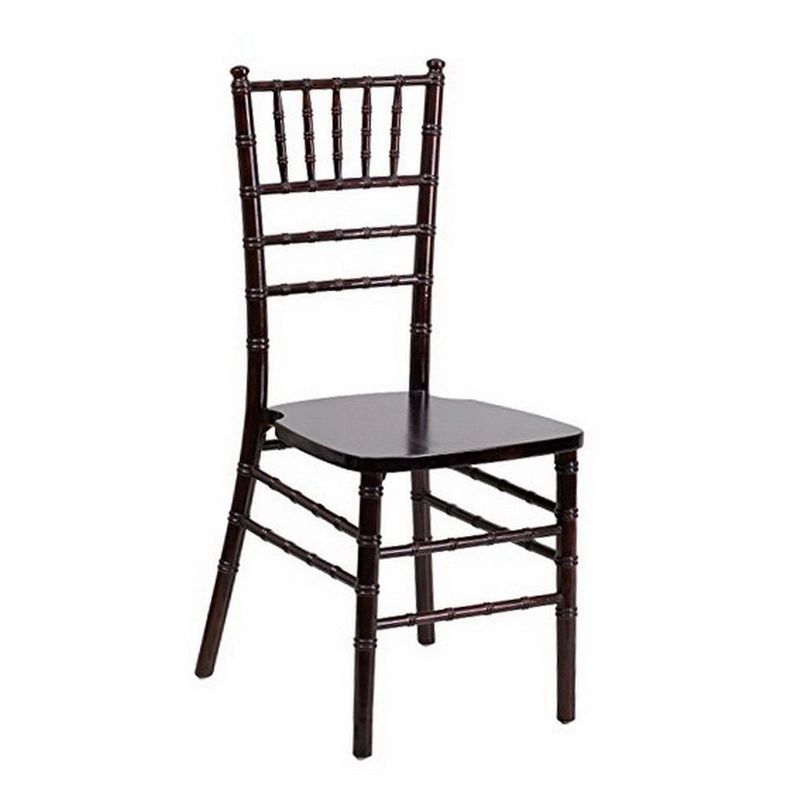 Champagne Stackable Wood Wedding Chiavari Tiffany Chair for Dining Hotel