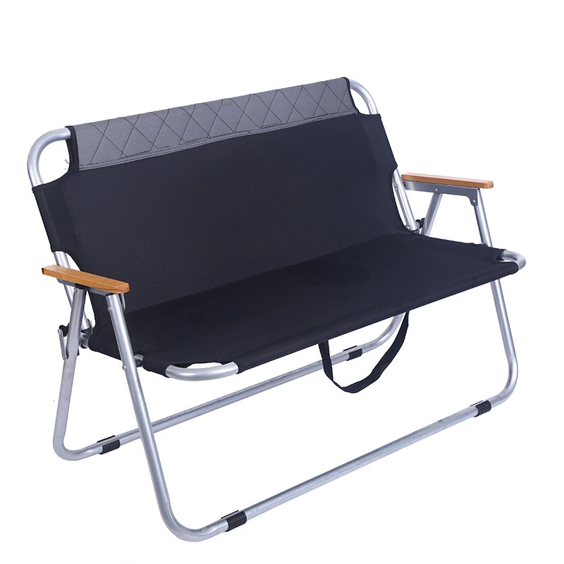 New Camping Leisure Back Chair Thickened Oxford Cloth Outdoor Multi-Functional Double Chair Beach Chair Steel Pipe Fishing Chair