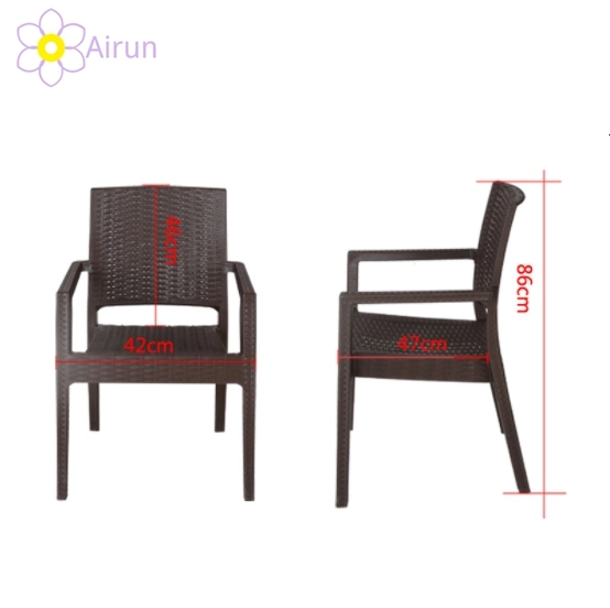 New Model Rent Plastic Table Chair Outdoor Rattan Tables and Chairs for Bistro