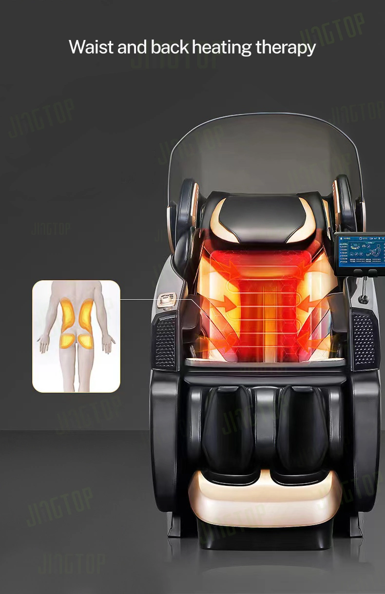 Luxury Ergonomic Full Body Electric Ai Smart Recliner SL Track Zero Gravity for Home Office Shiatsu 4D Massage Chair