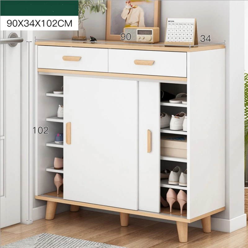 Shoe Cabinet Household Economical Simple Door Rack Removable Cabinet Door Space-Saving Indoor Good-Looking Multi-Layer Storage