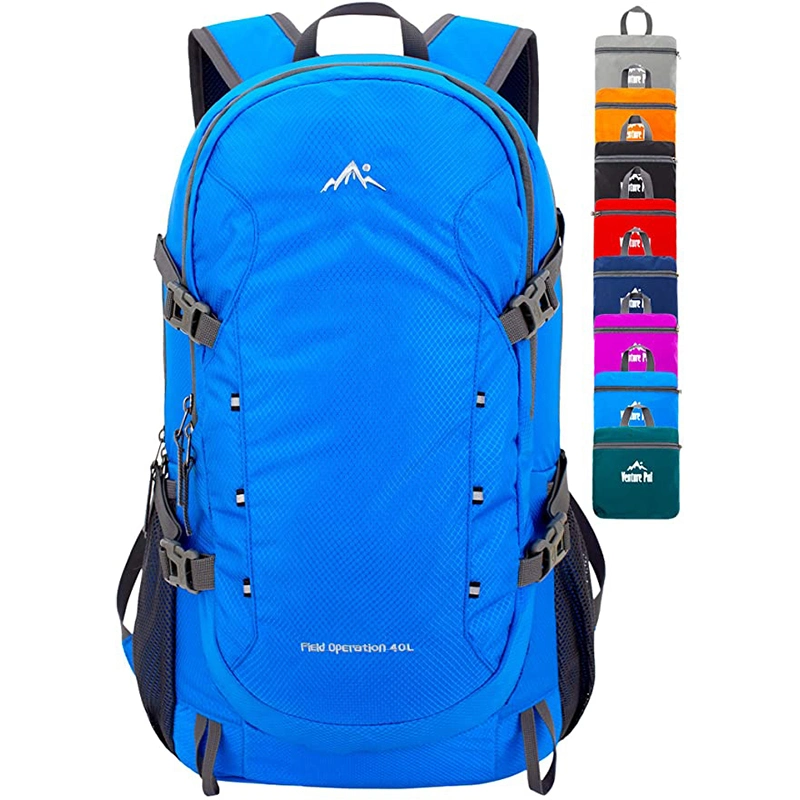 Outdoor 40L Lightweight Packable Waterproof Travel Hiking Daypack Foldable Backpack