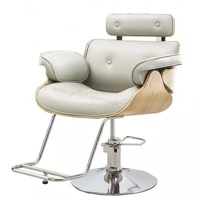 Wholesale New Model Gold Aluminum Hydraulic Reclining Men Barber Chair