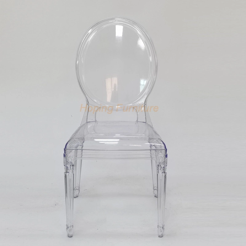 Clear Acrylic Classic Louis Chair Wedding Chair Indoor Restaurant Chairs Plastic Armchair