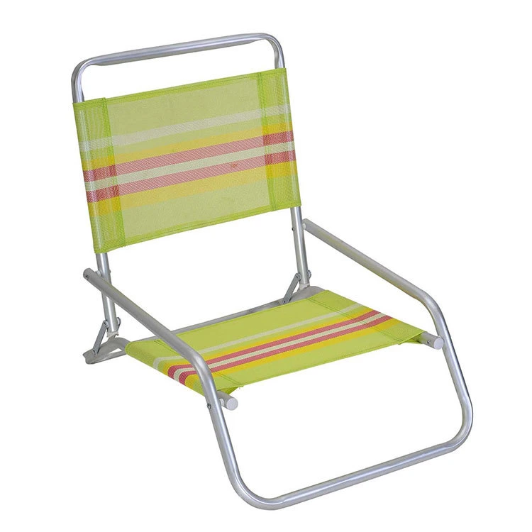 High Quality Outdoor Portable Camping Chairs Summer Stripes Folding Beach Sand Chair