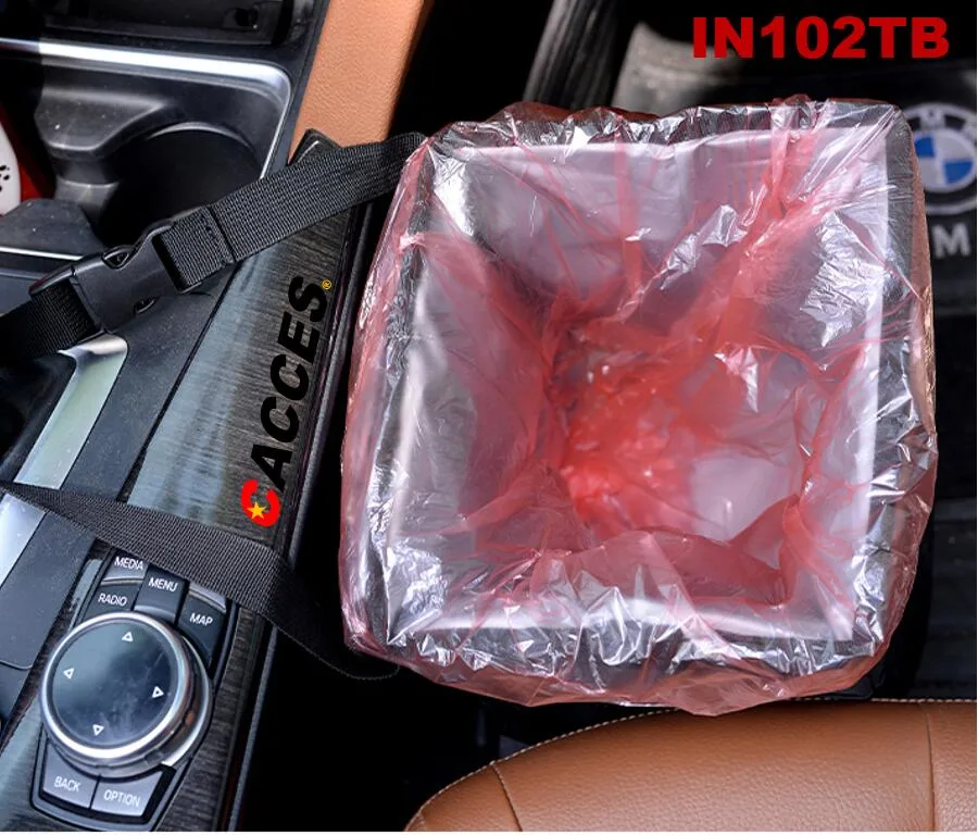 Car Rubbish Bin,Foldable&Waterproof Auto Trash Bag 12L Oxford W/ Lid 3 Mesh Pockets,Car Boot Organiser,Car Bag Storage Can Cooler for Car/SUV/Truck/Minivan/Auto