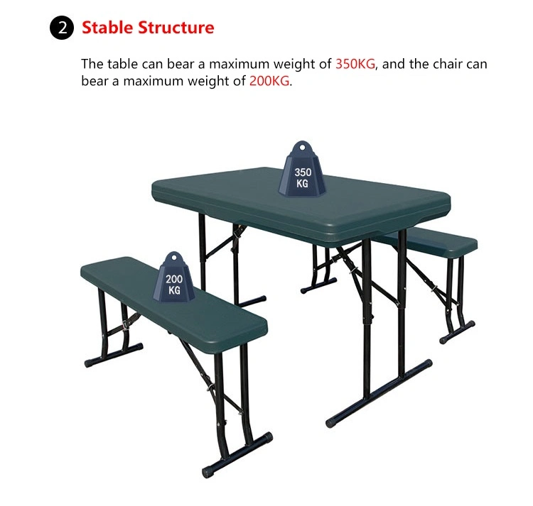 Camping Folding Desks Collapsible Dining Table Set