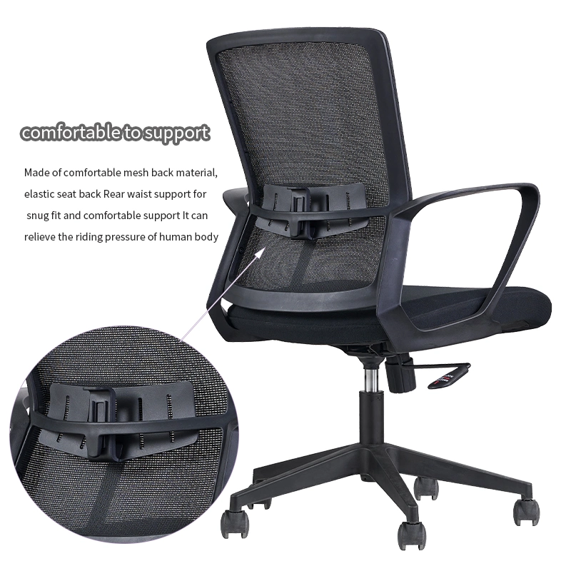 617 Hot Selling Chair Nylon Glassfibre Thickness Butterfly Mechanism Executive Mesh Chair Office Chairs Cheap