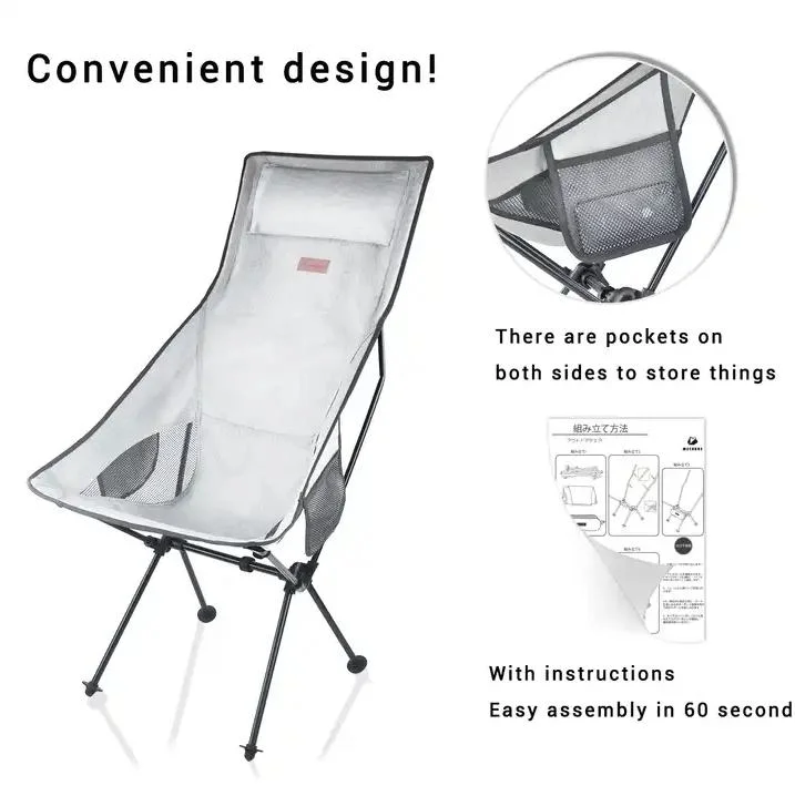 Durable Portable Outdoor Camping Picnic Folding Fishing Chair