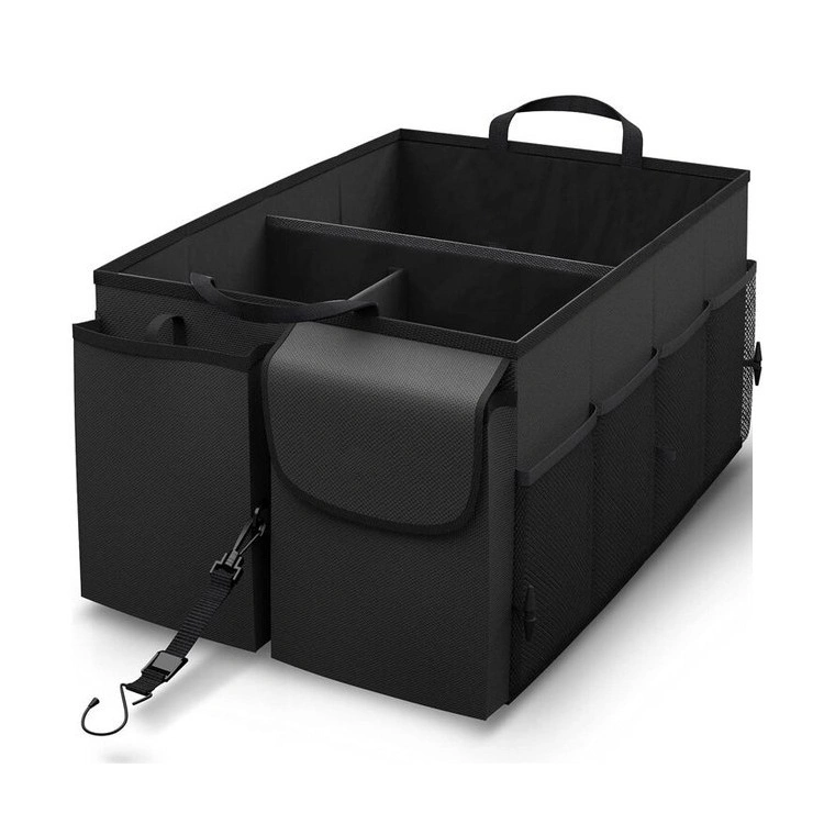 Storage Bag Organiser for Organizer, Backseat Hold Luggage in Place Boot with Cool Foldable Collapsible SUV Car Trunk Organizer