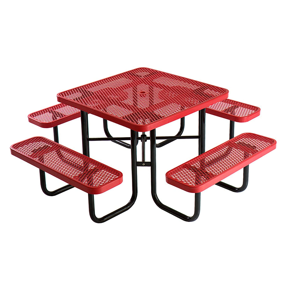 Outdoor Anti-Bump Sturdy Picnic Tables with Round Table Corners