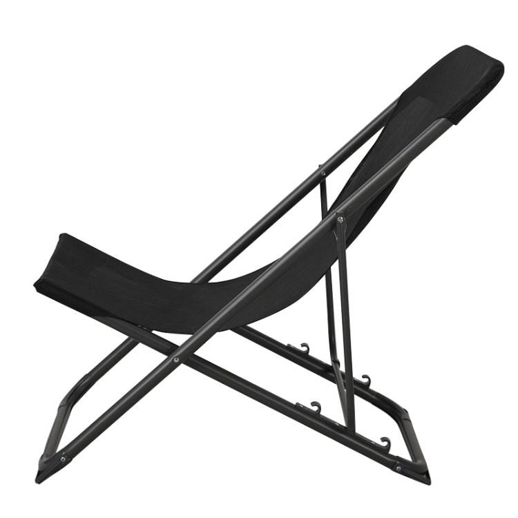 Reclining Folding Beach Chair Compact Penco Beach Chair with 3 Adjustable Positions