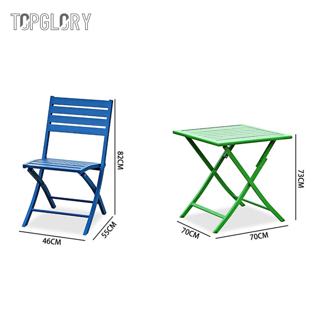 Hot Selling Modern Garden Set Aluminum Balcony Outdoor Chair Table Furniture Set